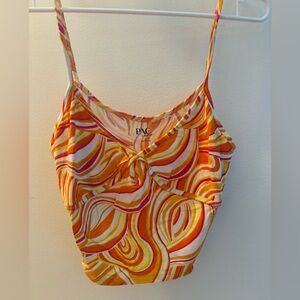 Bikini strap tank top